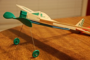 Did you fly a rubber-band-powered balsa wood airplane?