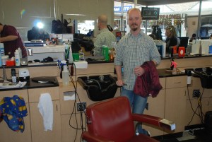 Matthew, my barber at Treadwell's