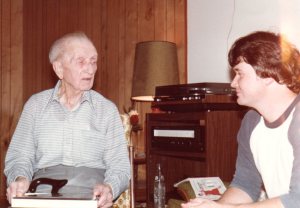 Mr. Luther Bogan and me Hattiesburg, Mississippi, 1981